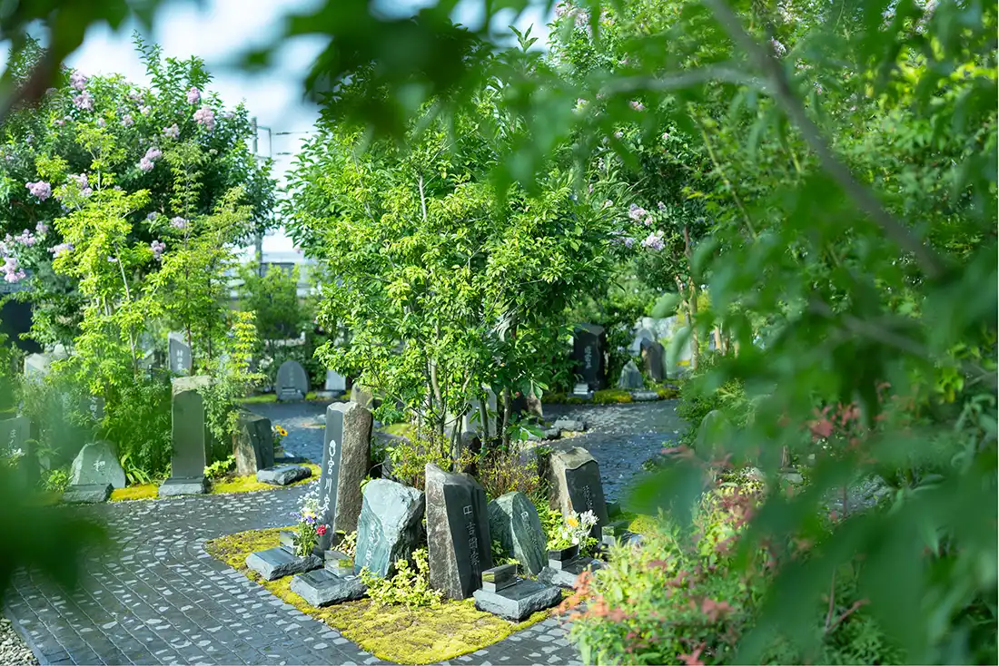 庵のお墓の個別墓のイメージ